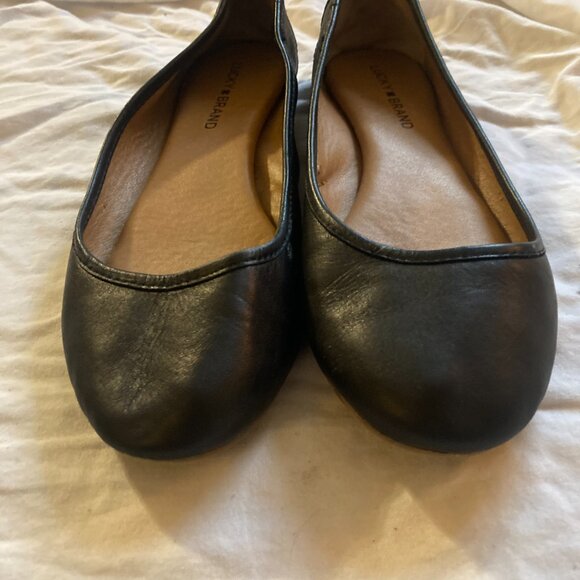 Lucky Brand Emmie Leather Ballet Flat size 8.5 - Picture 4 of 6